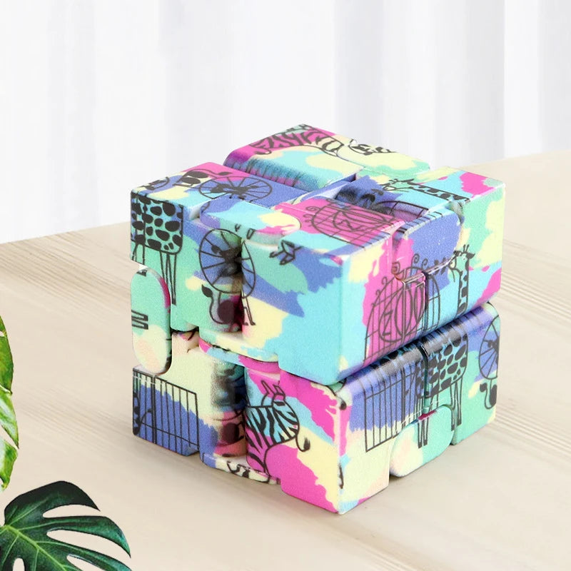 Infinity Cube Ciel Étoilé — Fidget Toy Anti-Stress Magique
