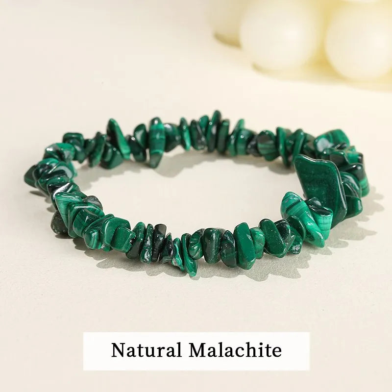 Bracelet Cristaux Naturels — Guérison Chakras & Énergie Positive serenya