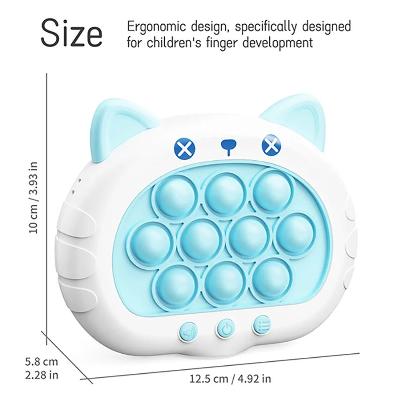 Jeu Pop It Électronique — Jouet Sensoriel Lumineux Anti-Stress Enfants