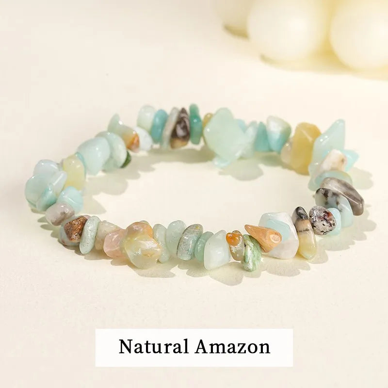 Bracelet Cristaux Naturels — Guérison Chakras & Énergie Positive serenya