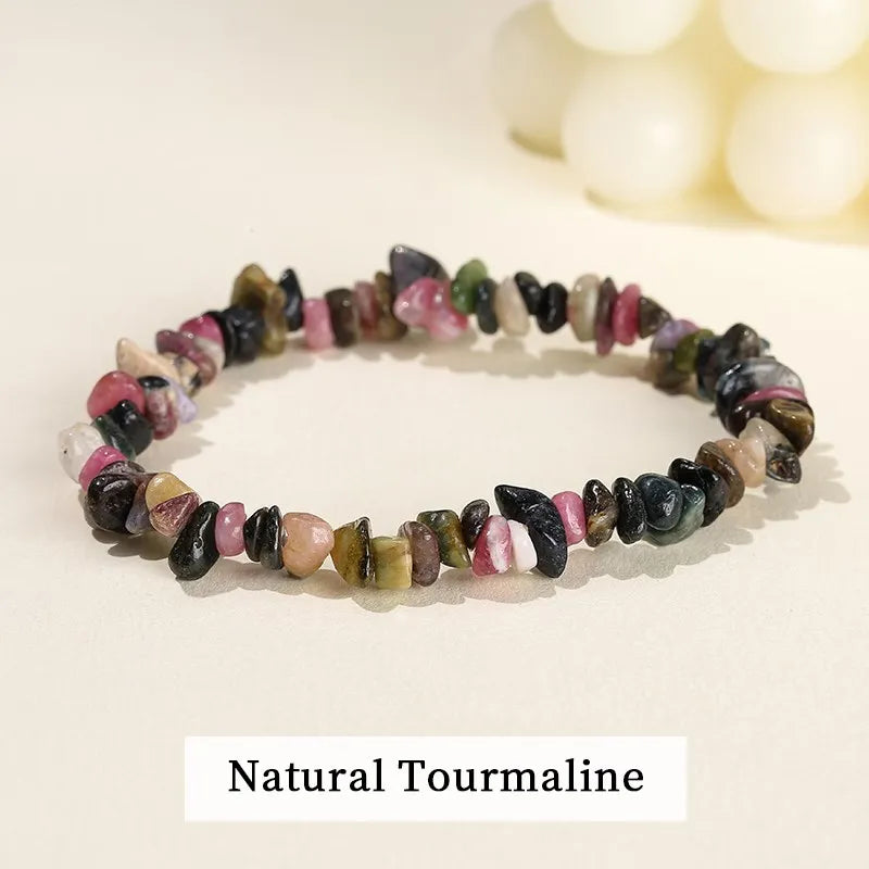 Bracelet Cristaux Naturels — Guérison Chakras & Énergie Positive serenya