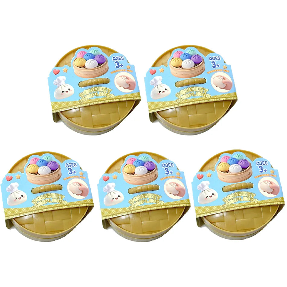 Squishy Dumpling Pailleté — Jouet Sensoriel Anti-Stress serenya