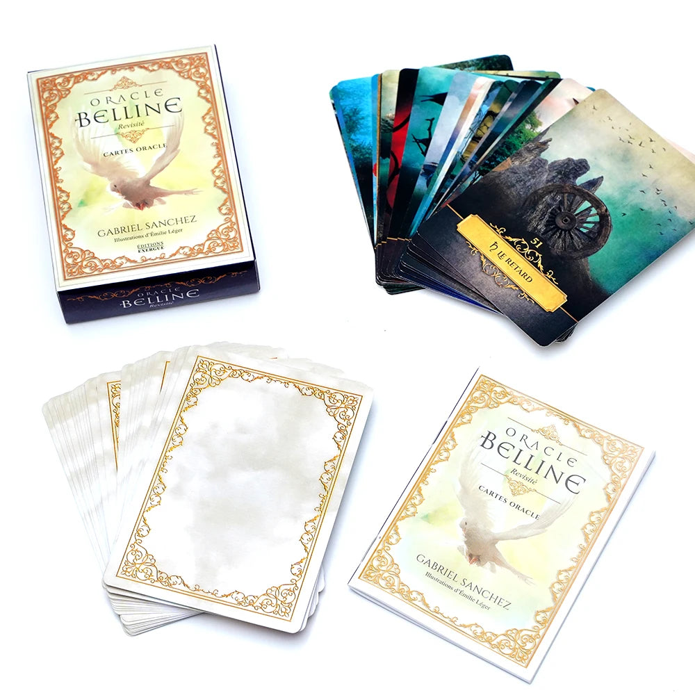 Oracle Belline Revisite French Version of Tarot Cards Gabriel Sanchez pour la Divination et la Guidance Spirituelle Family Party serenya