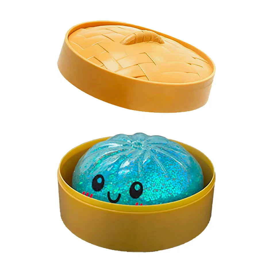 Squishy Dumpling Pailleté — Jouet Sensoriel Anti-Stress serenya