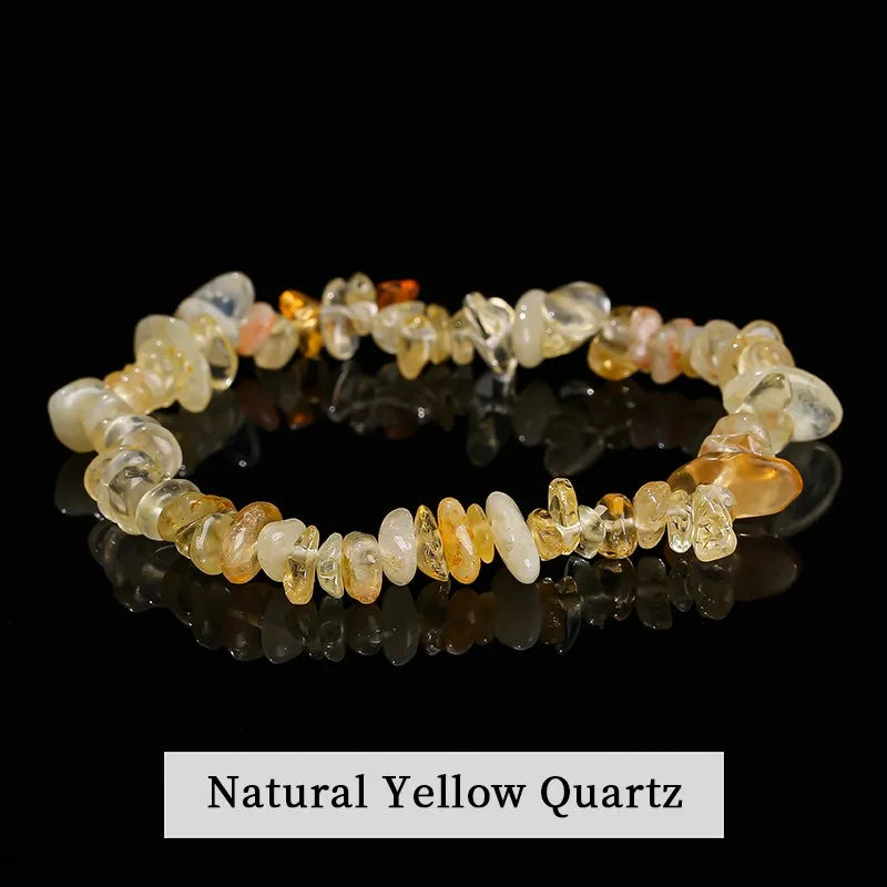 Bracelet Cristaux Naturels — Guérison Chakras & Énergie Positive serenya