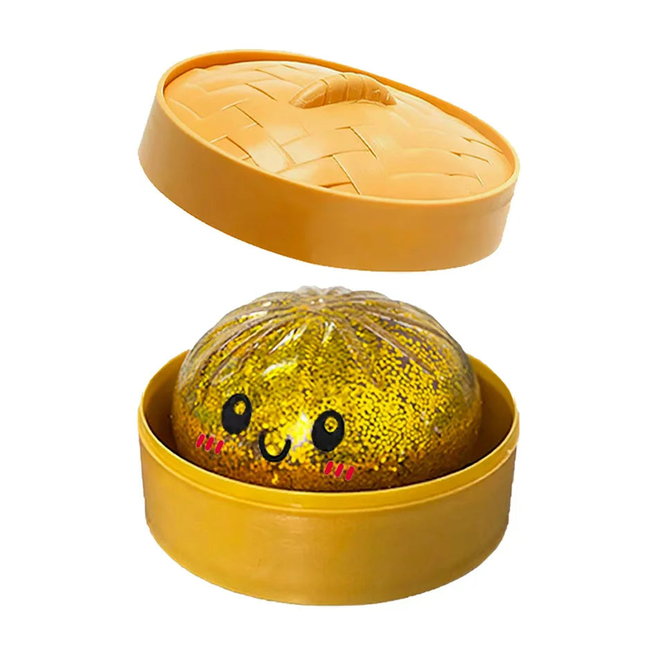 Squishy Dumpling Pailleté — Jouet Sensoriel Anti-Stress serenya