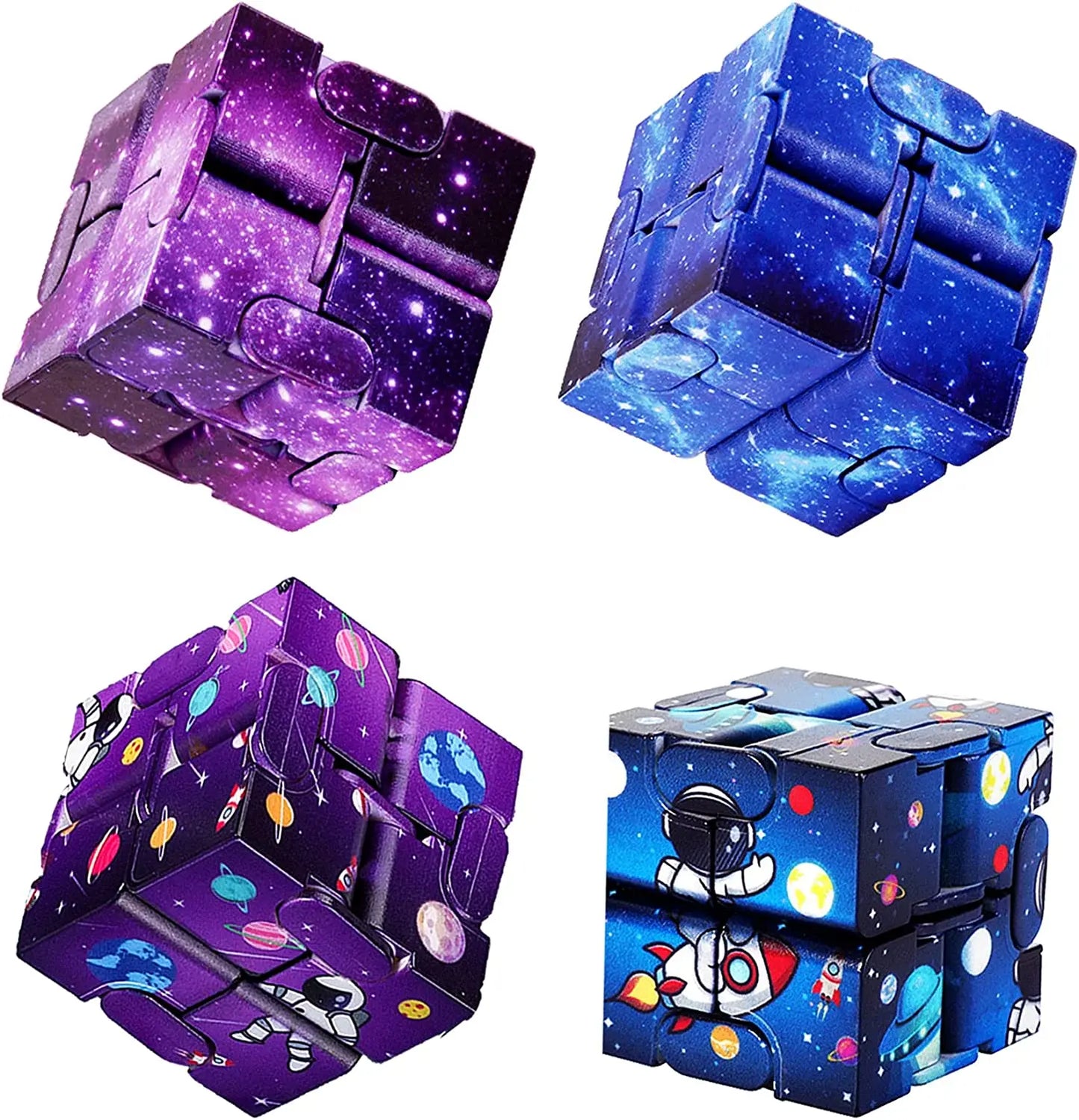 Infinity Cube Ciel Étoilé — Fidget Toy Anti-Stress Magique
