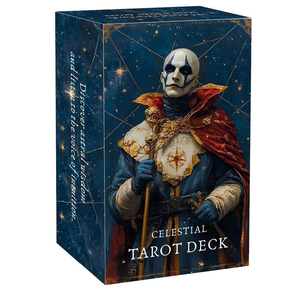 Jeu de Tarot Céleste — 78 Cartes Cosmiques & Guide Spirituel