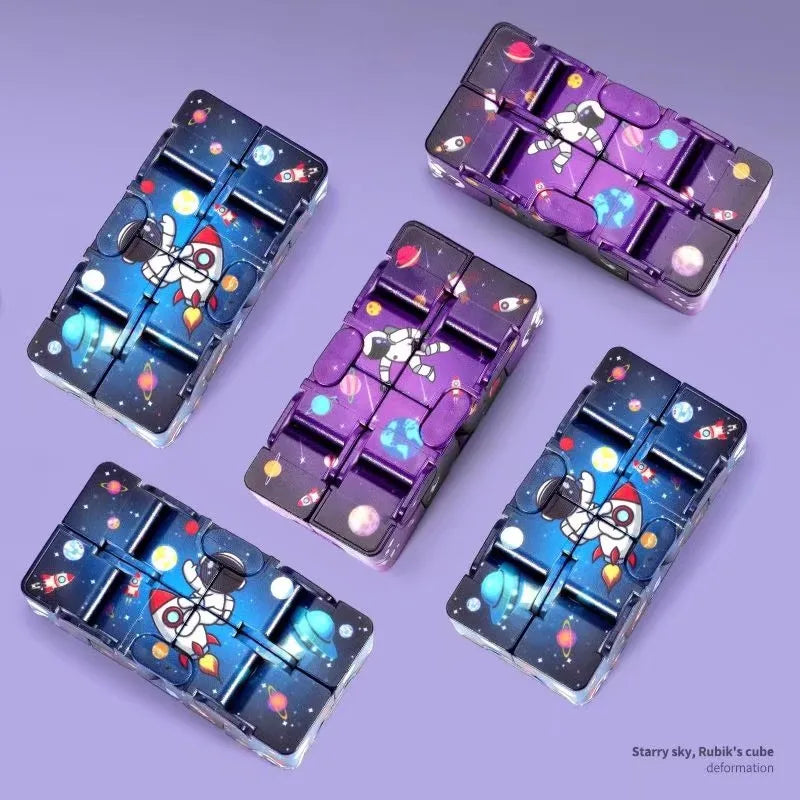 Infinity Cube Ciel Étoilé — Fidget Toy Anti-Stress Magique