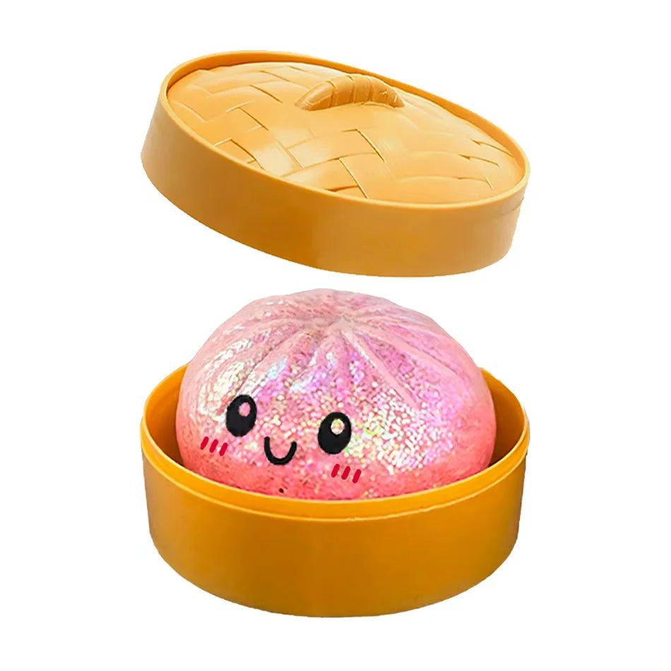 Squishy Dumpling Pailleté — Jouet Sensoriel Anti-Stress serenya
