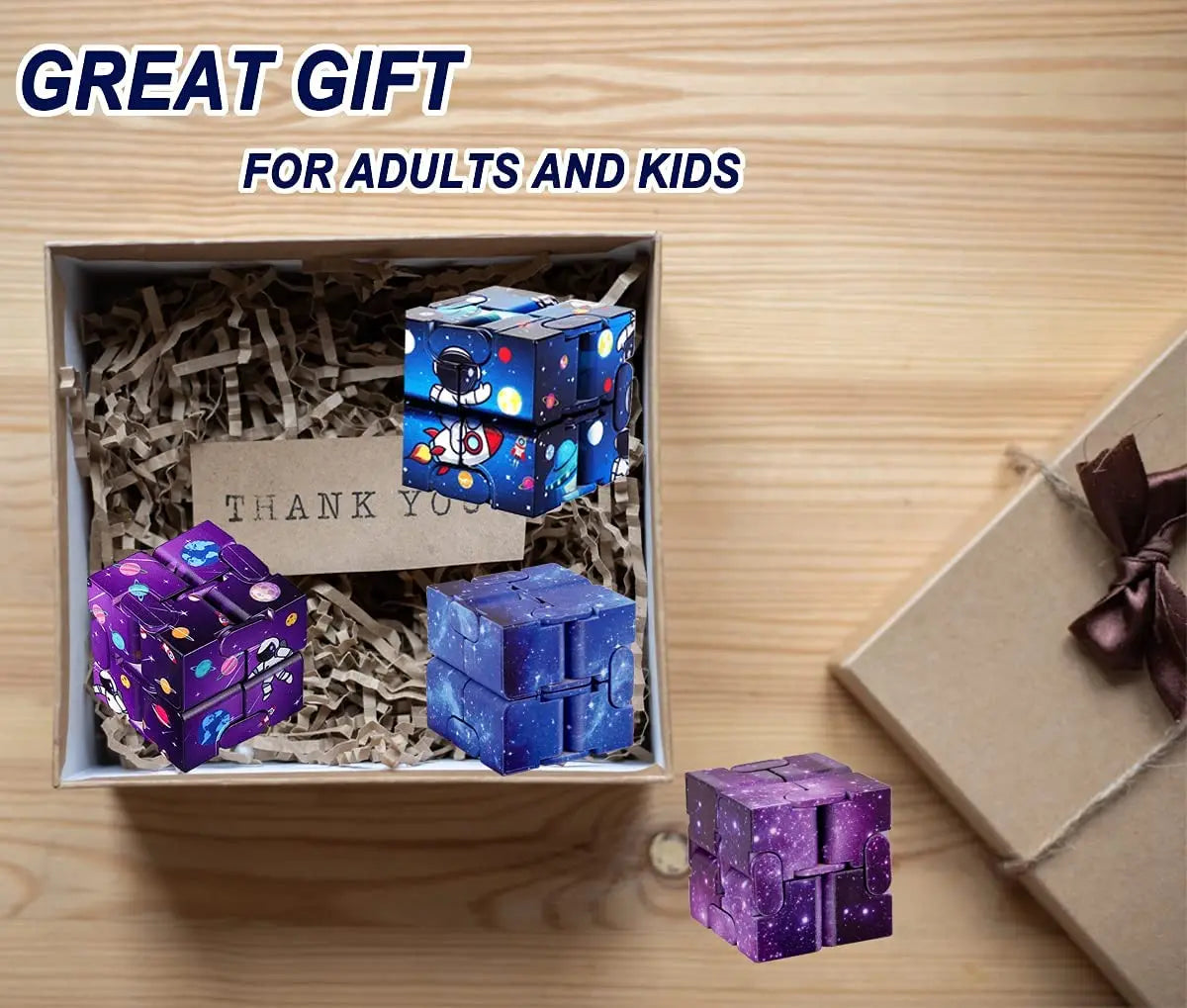 Infinity Cube Ciel Étoilé — Fidget Toy Anti-Stress Magique