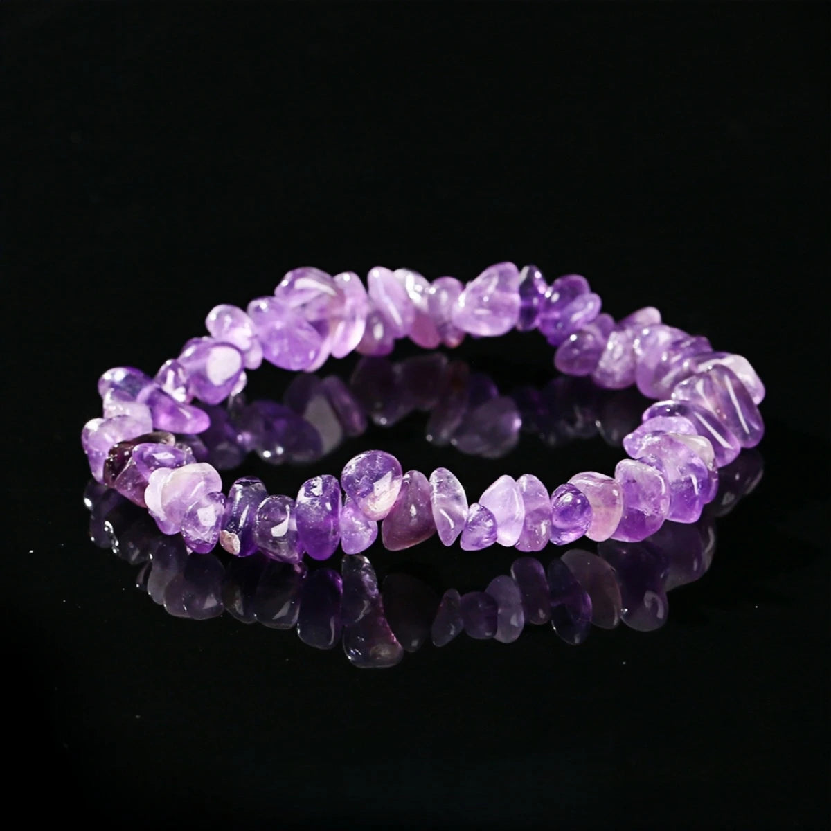 Bracelet Cristaux Naturels — Guérison Chakras & Énergie Positive serenya