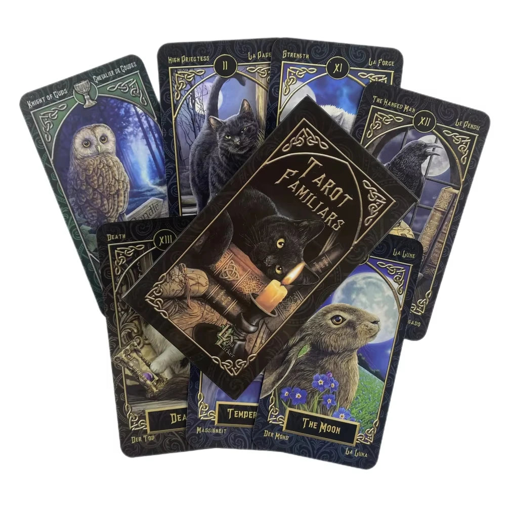 Jeu de Tarot Familiars — Édition Multilingue (FR/EN/ES) serenya