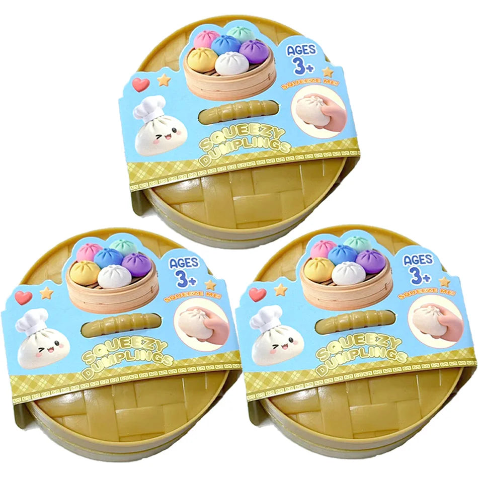 Squishy Dumpling Pailleté — Jouet Sensoriel Anti-Stress serenya