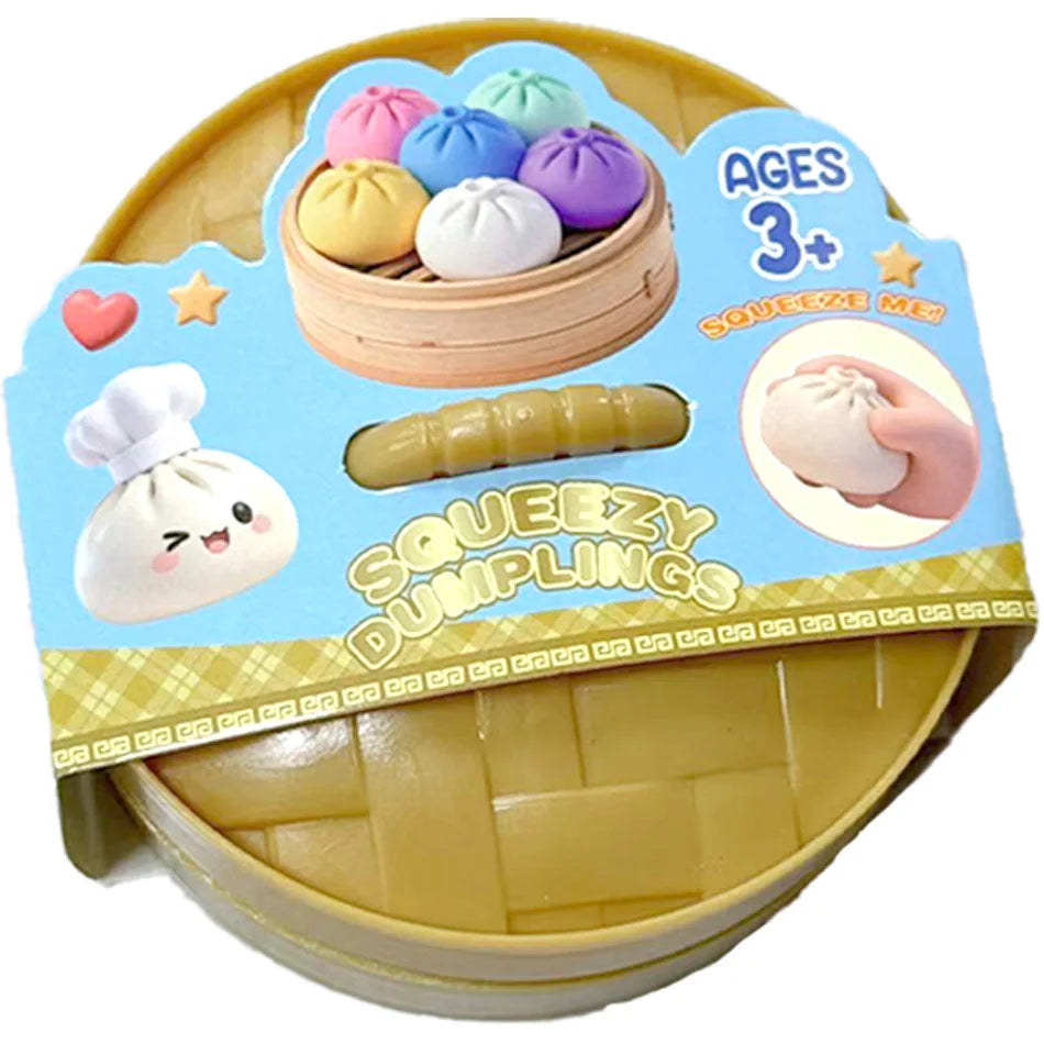 Squishy Dumpling Pailleté — Jouet Sensoriel Anti-Stress serenya