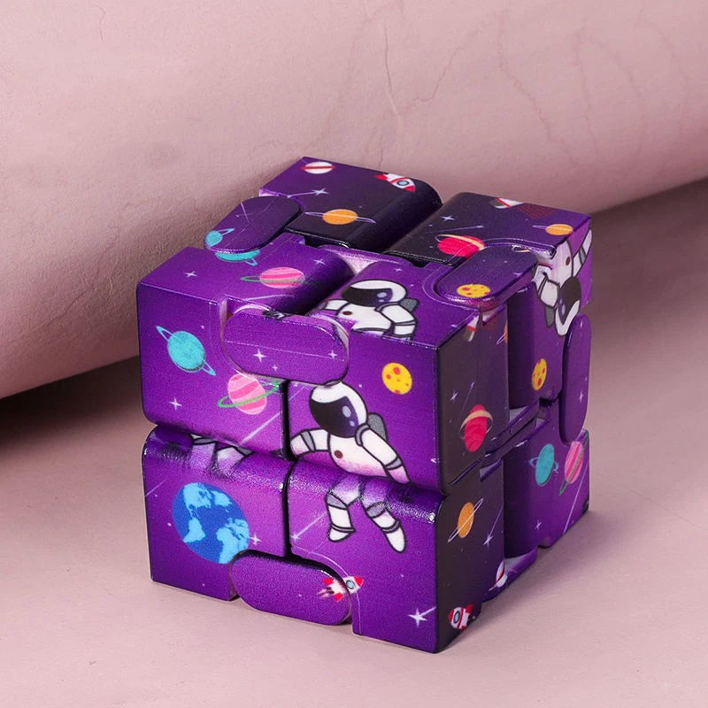 Infinity Cube Ciel Étoilé — Fidget Toy Anti-Stress Magique