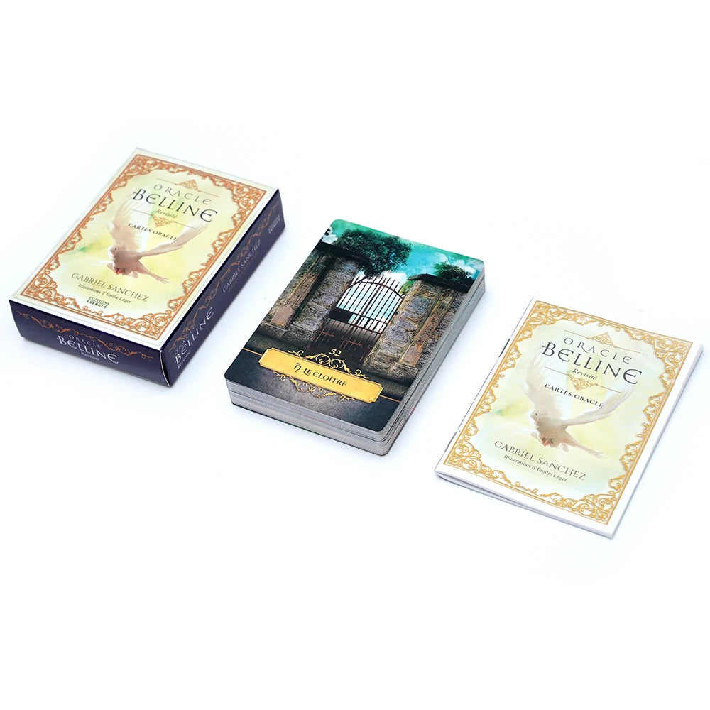 Oracle Belline Revisite French Version of Tarot Cards Gabriel Sanchez pour la Divination et la Guidance Spirituelle Family Party serenya