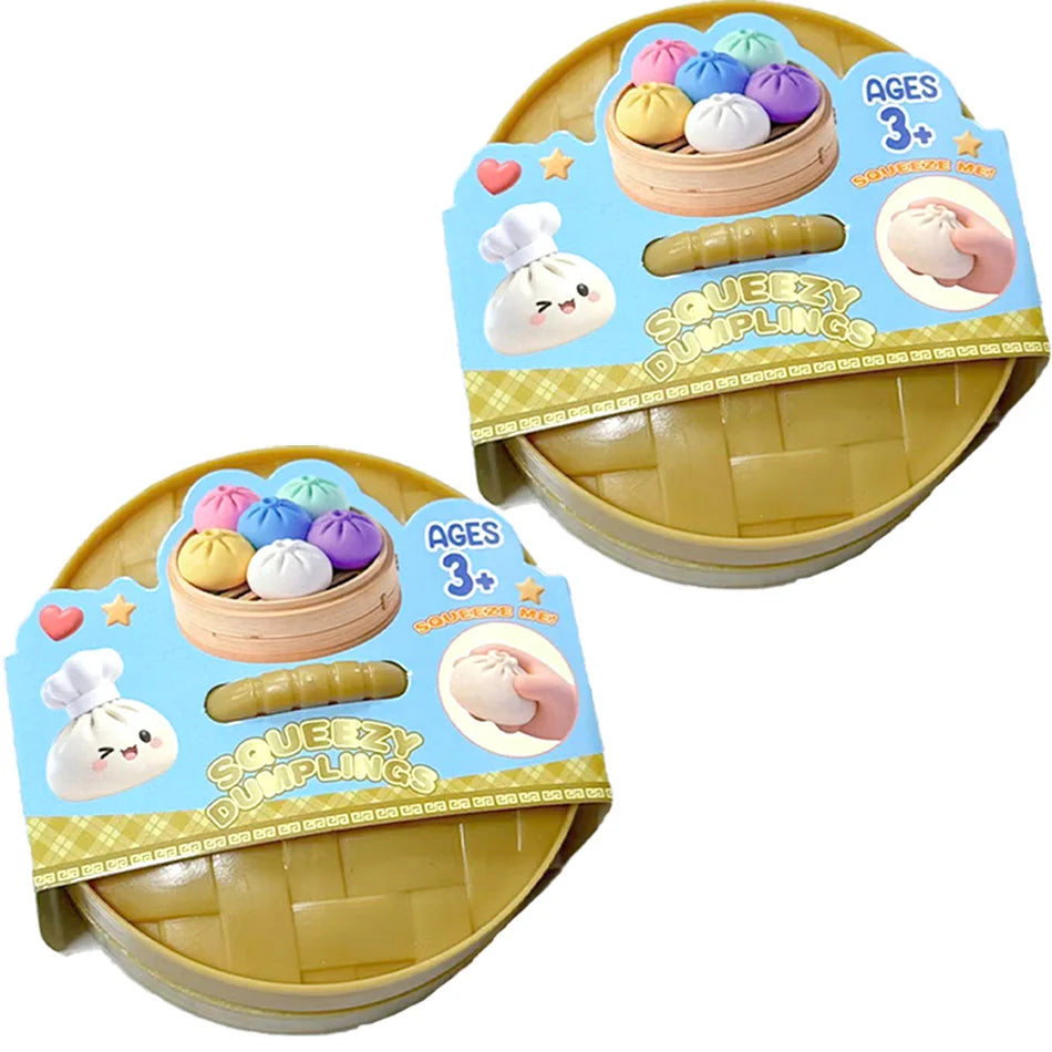 Squishy Dumpling Pailleté — Jouet Sensoriel Anti-Stress serenya