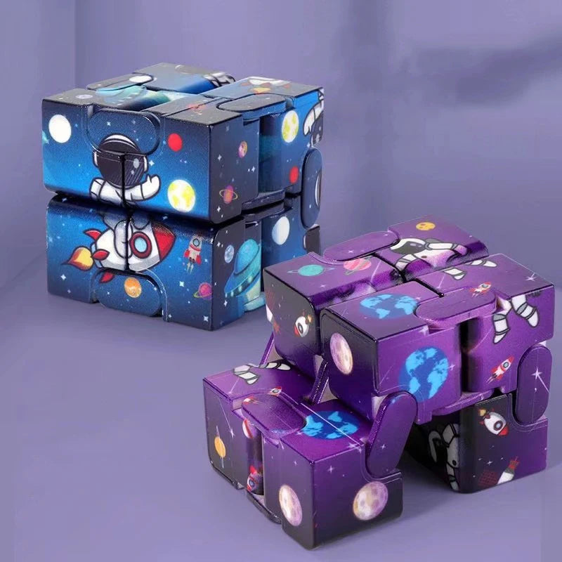 Infinity Cube Ciel Étoilé — Fidget Toy Anti-Stress Magique