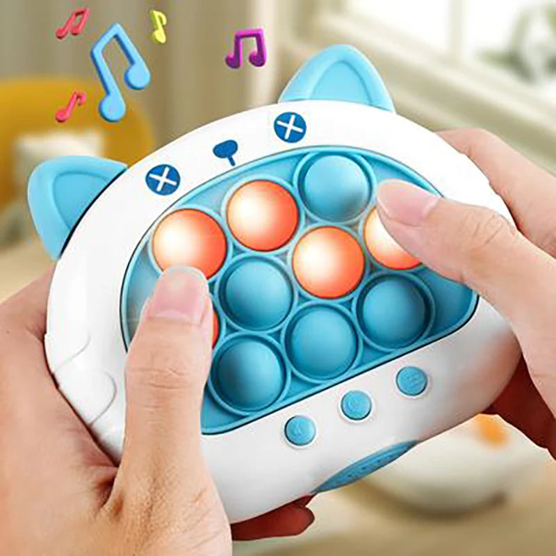 Jeu Pop It Électronique — Jouet Sensoriel Lumineux Anti-Stress Enfants