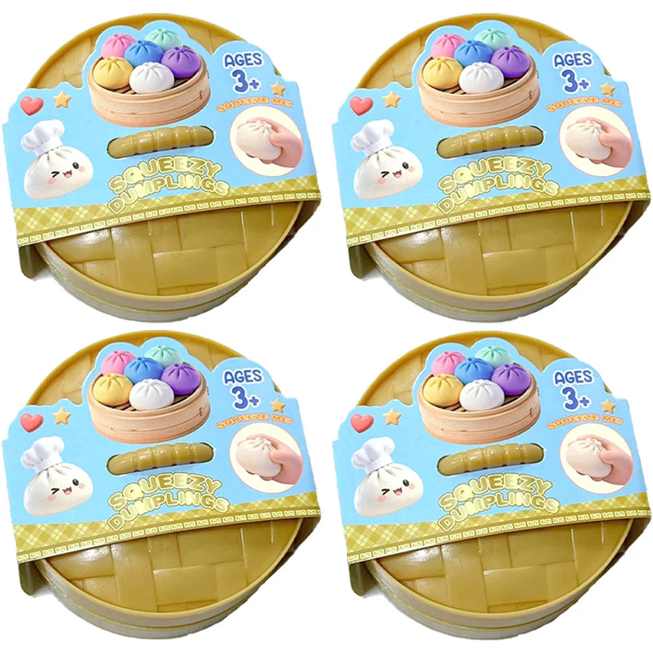 Squishy Dumpling Pailleté — Jouet Sensoriel Anti-Stress serenya