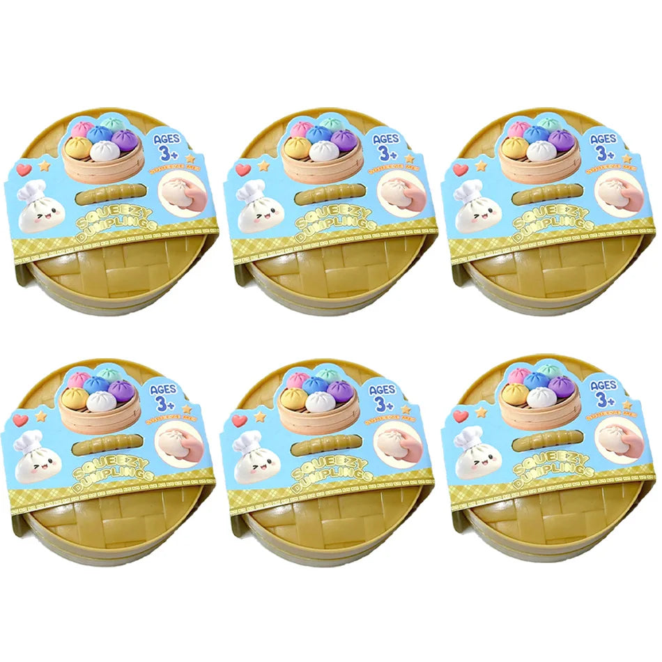 Squishy Dumpling Pailleté — Jouet Sensoriel Anti-Stress serenya